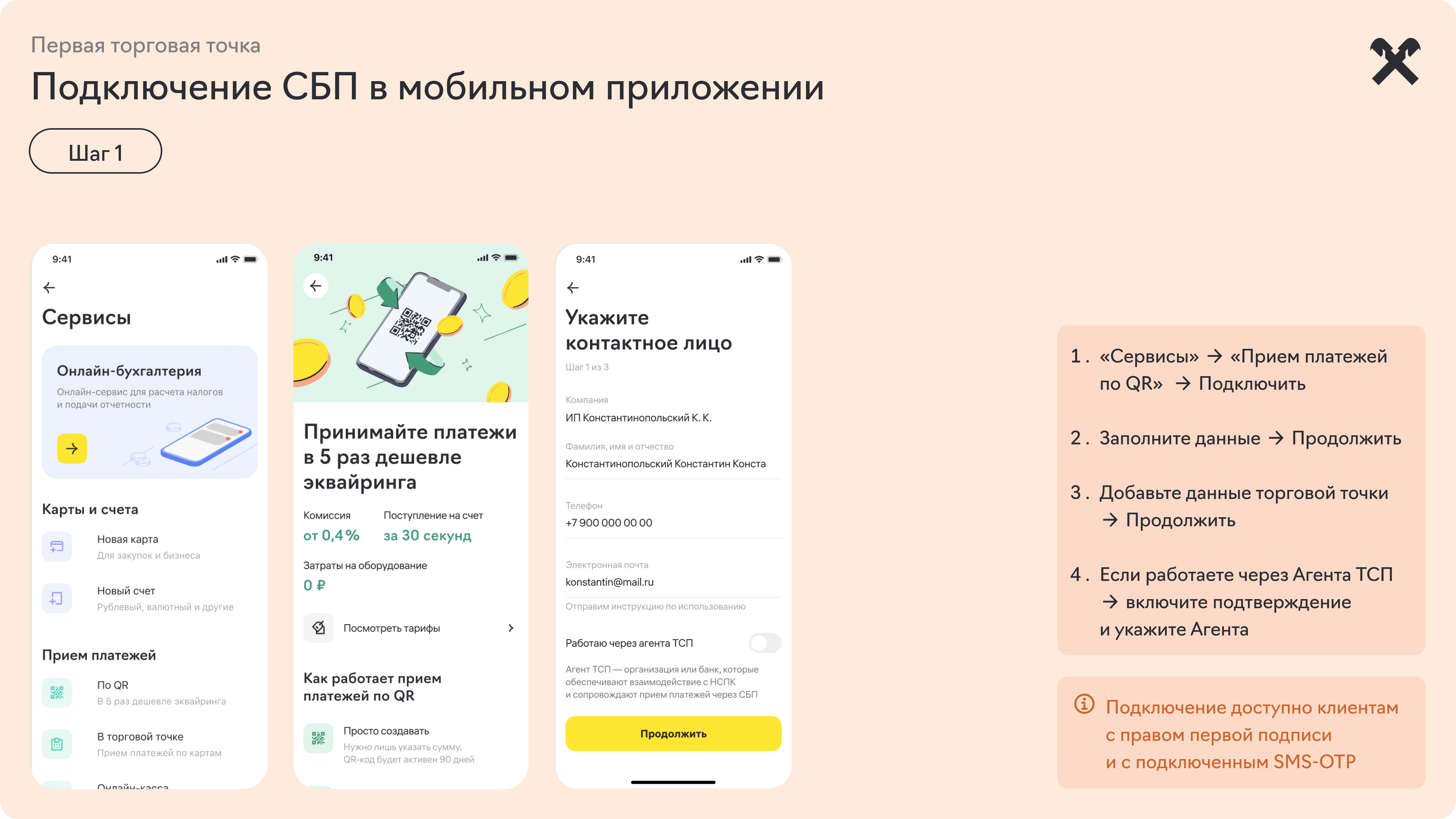 Подключение СБП | Справочный центр Raif Pay